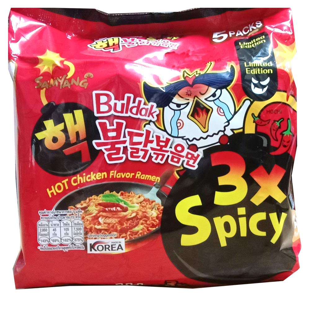 Samyang 3x Spicy Noodle Bag 140g